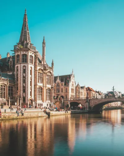 Zicht op historisch centrum