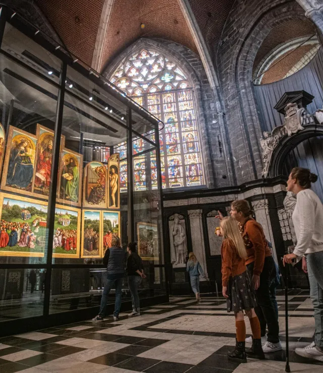 Bezoek aan het Bezoekerscentrum in de Sint-Baafskathedraal in Gent
